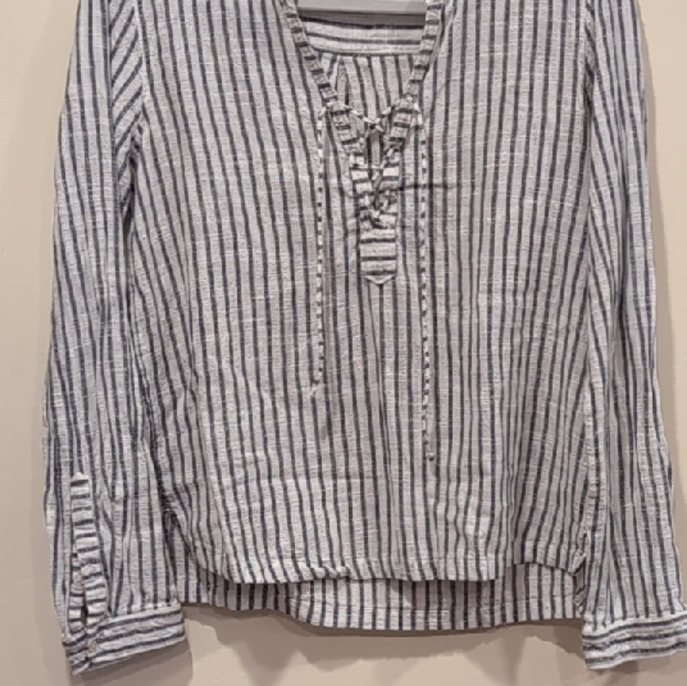 Striped Long Sleeve Women's Top